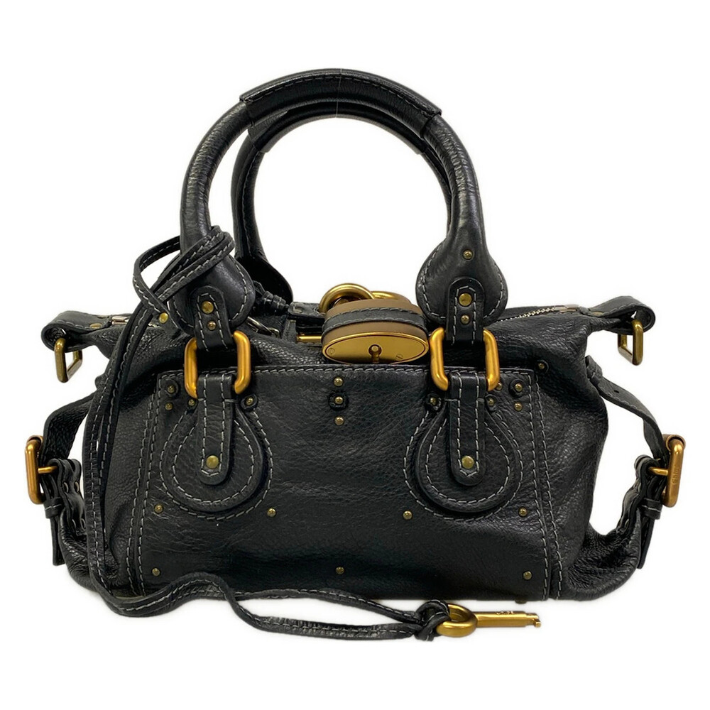 Chloe Paddington Black Leather Handbag #323123C17B